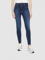 Calvin Klein Jeans Skinny Calças de ganga em Azul Escuro