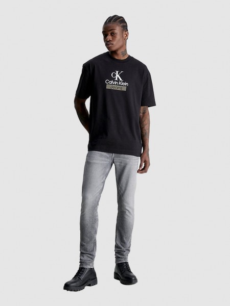 T-Shirt Homem Archival Calvinklein