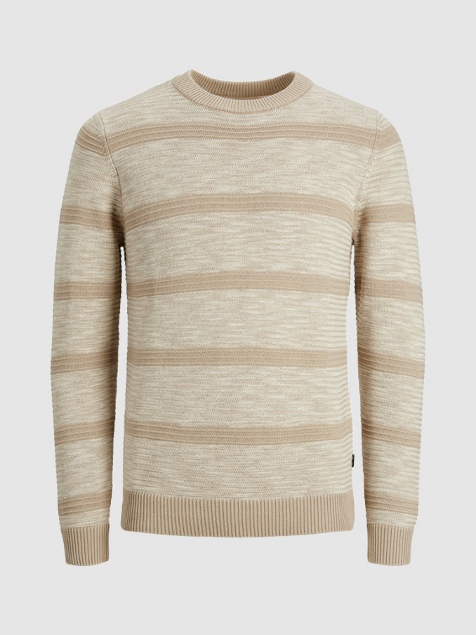 Pullover Man Beige Jack & Jones