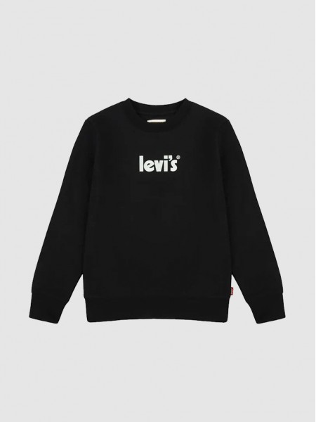 Sweatshirt Menino Poster Logo Levis