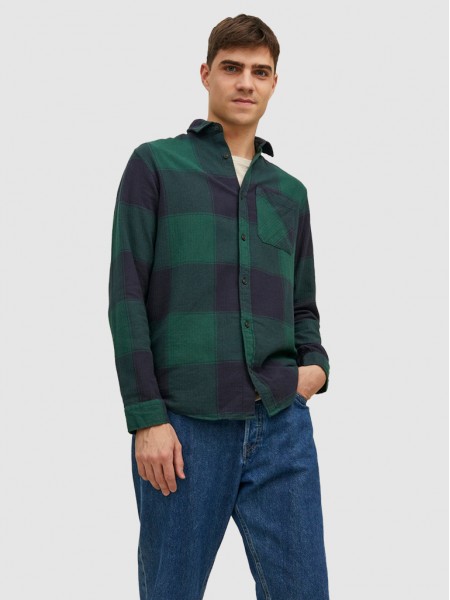 Shirt Man Green Jack & Jones