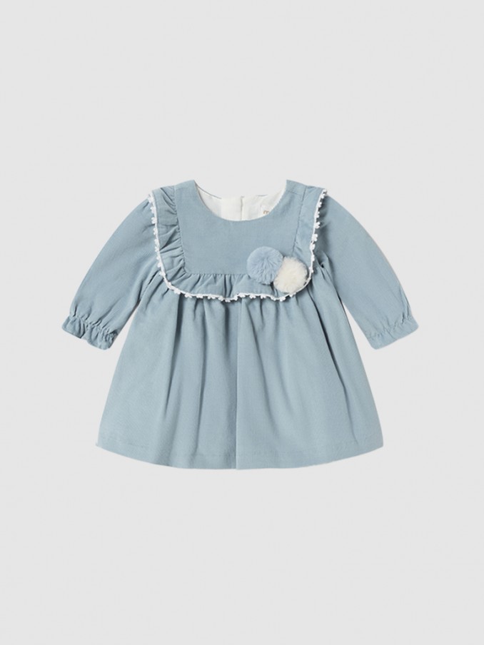 Dress Baby Girl Blue Mayoral