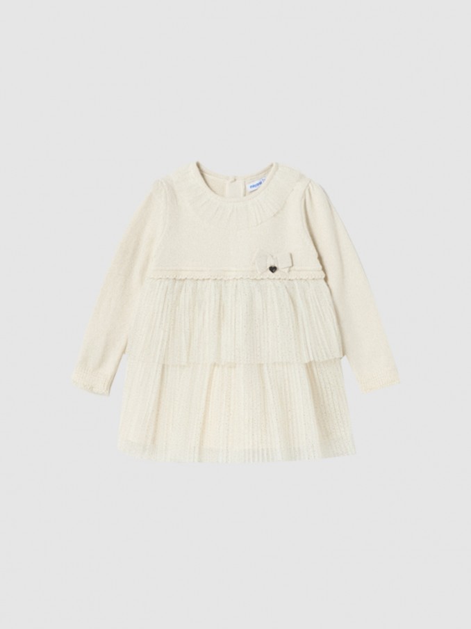 Dress Baby Girl Cream Mayoral