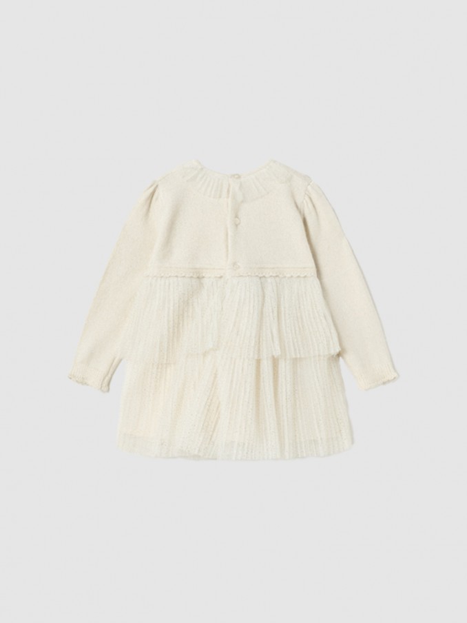 Dress Baby Girl Cream Mayoral