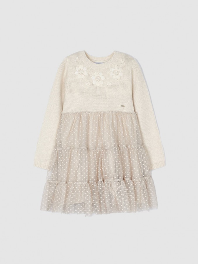 Dress Girl Cream Mayoral