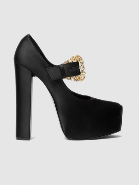 Zapatos Mujer Negro Versace
