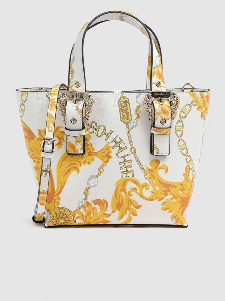 Handbag Woman White Versace