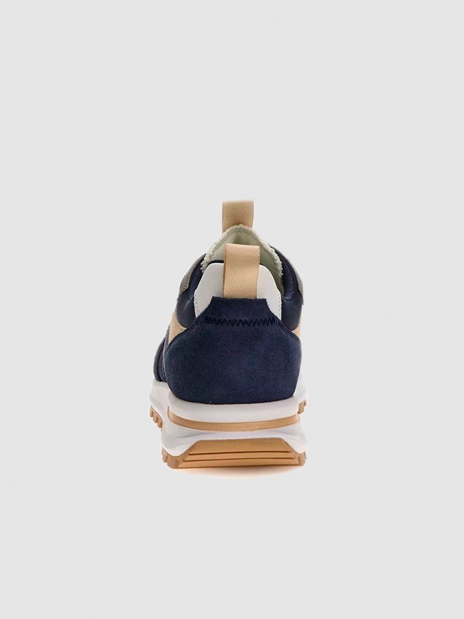 Tenis Hombre Azul Marino Guess