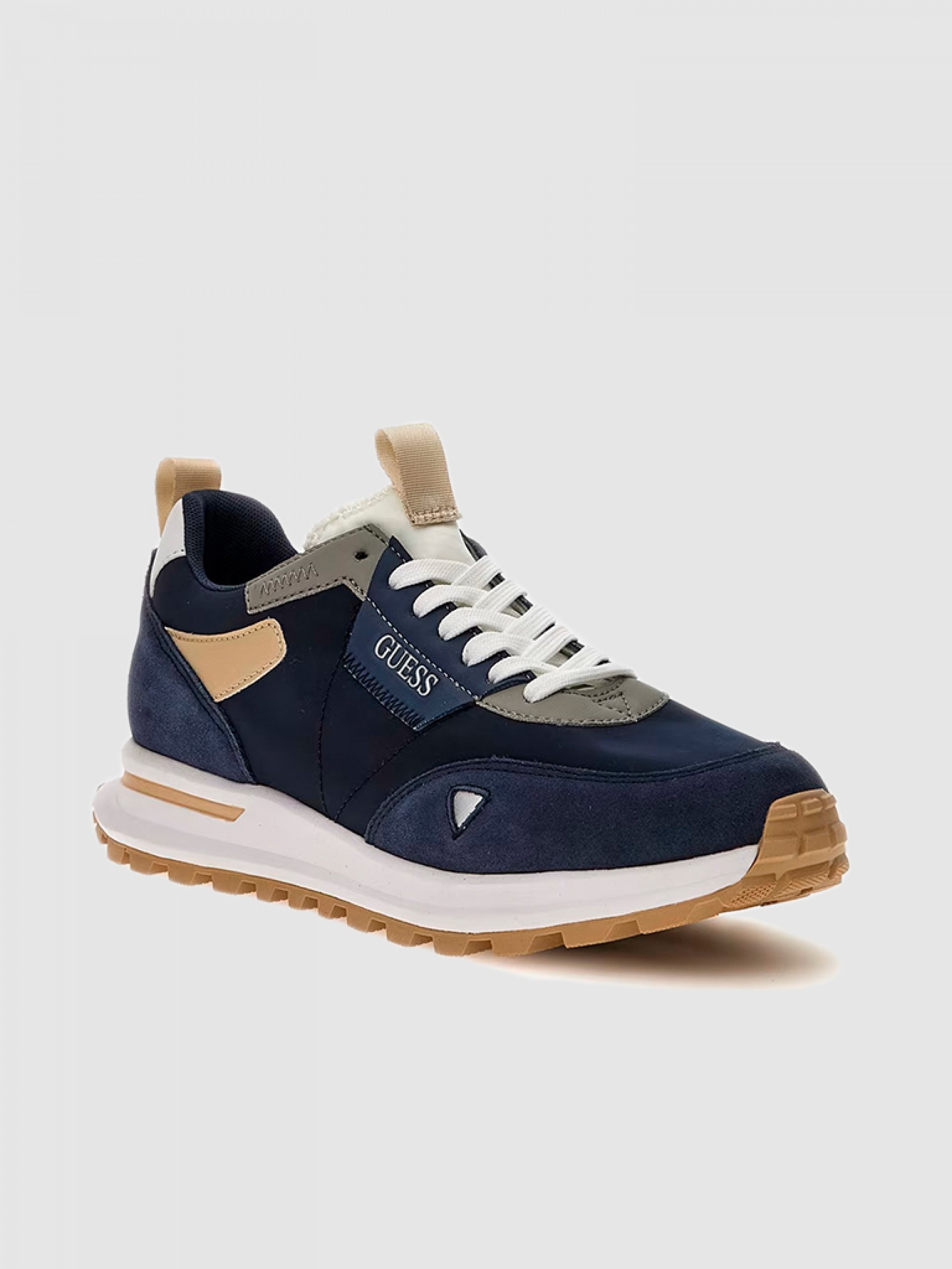 Tenis Hombre Azul Marino Guess