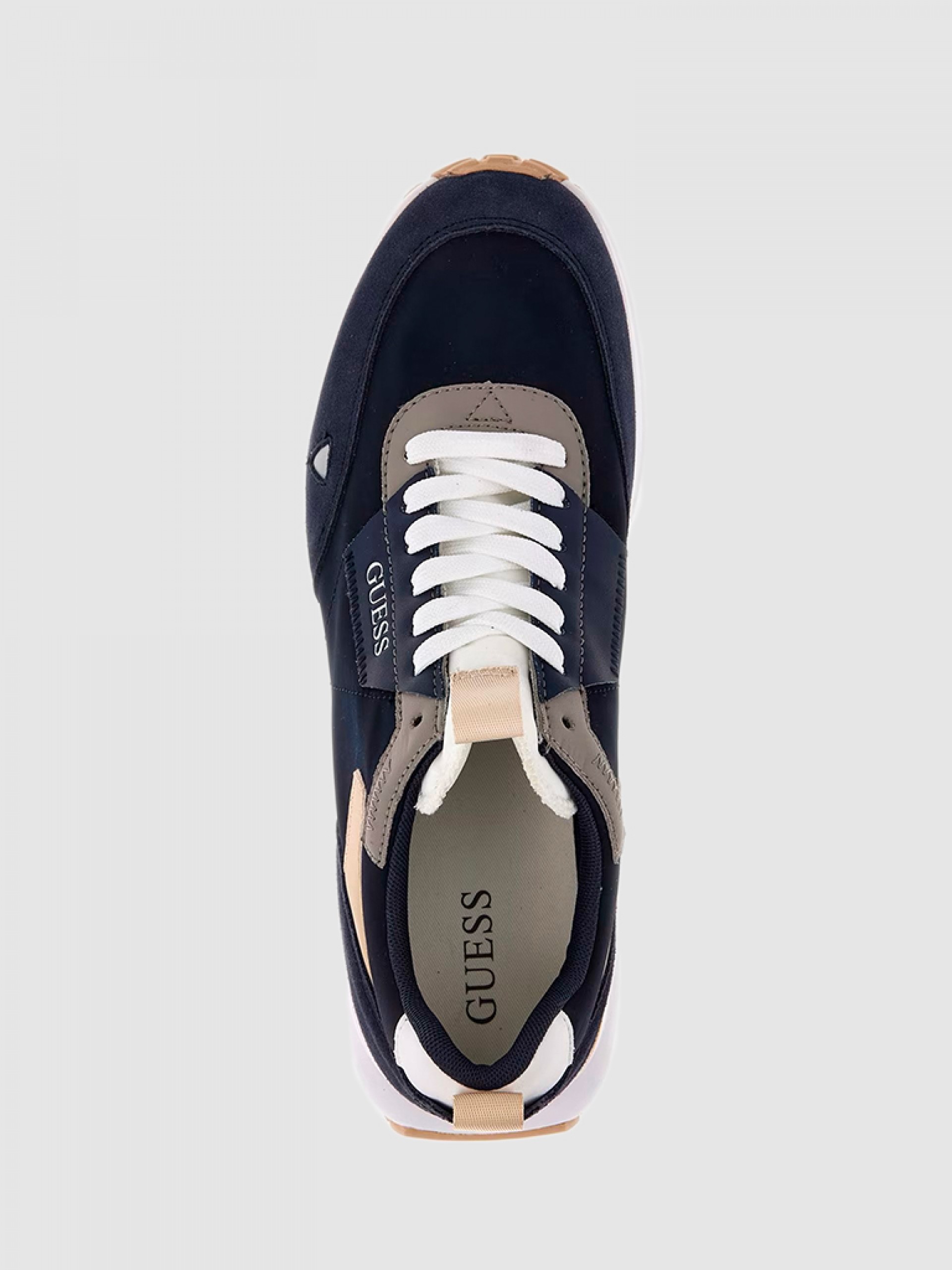 Tenis Hombre Azul Marino Guess