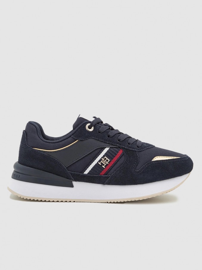 Tenis Mujer Azul Oscuro Tommy Jeans