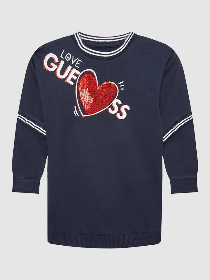 Dress Girl Dark Blue Guess