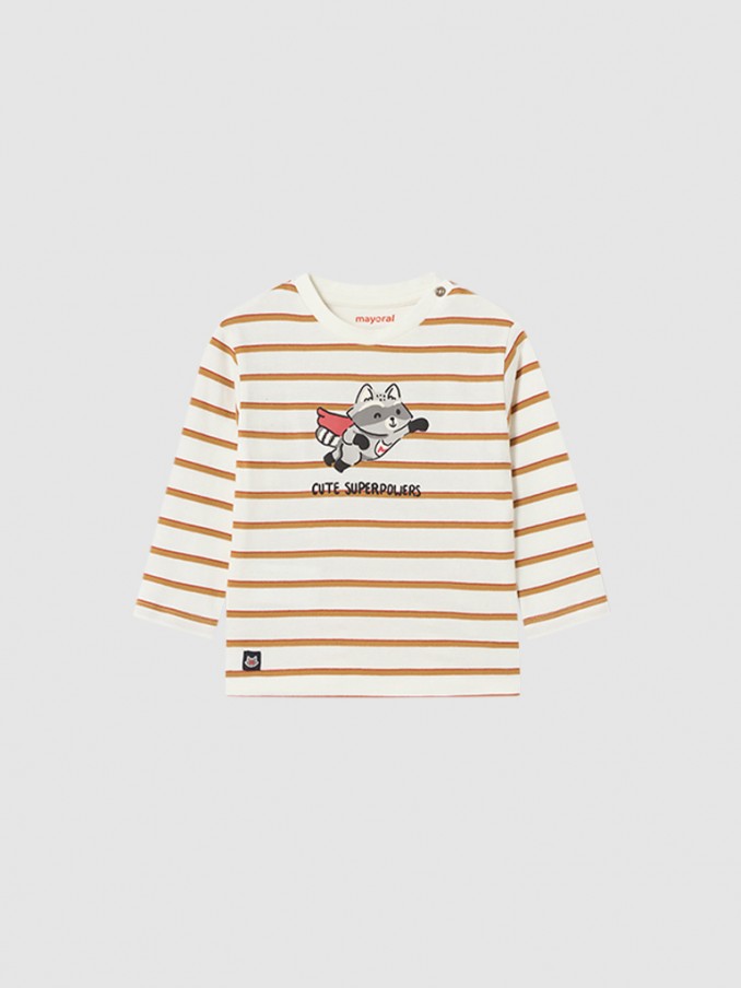 T-Shirt Baby Boy Stripes Mayoral