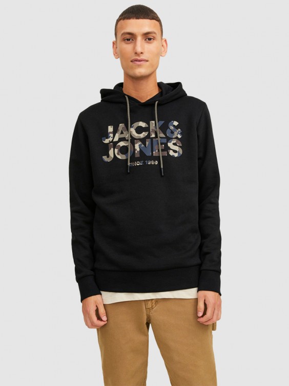 Jersey Hombre Negro Jack & Jones - 12235338 - 12235338.2