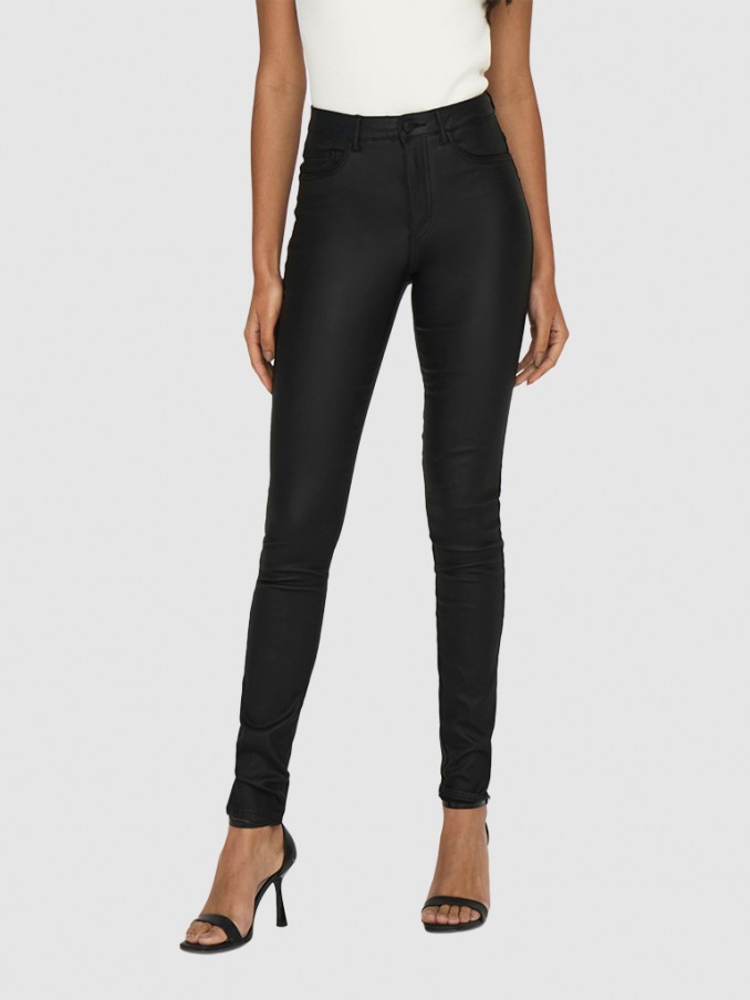 Pantalones Mujer Negro Only