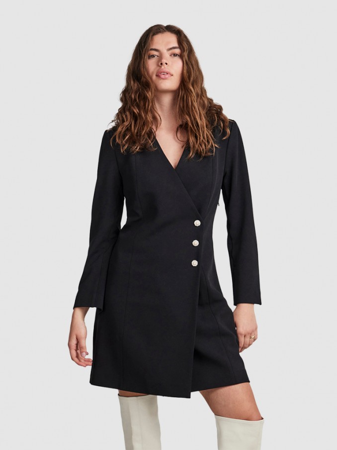 Vestido Mujer Negro Yas