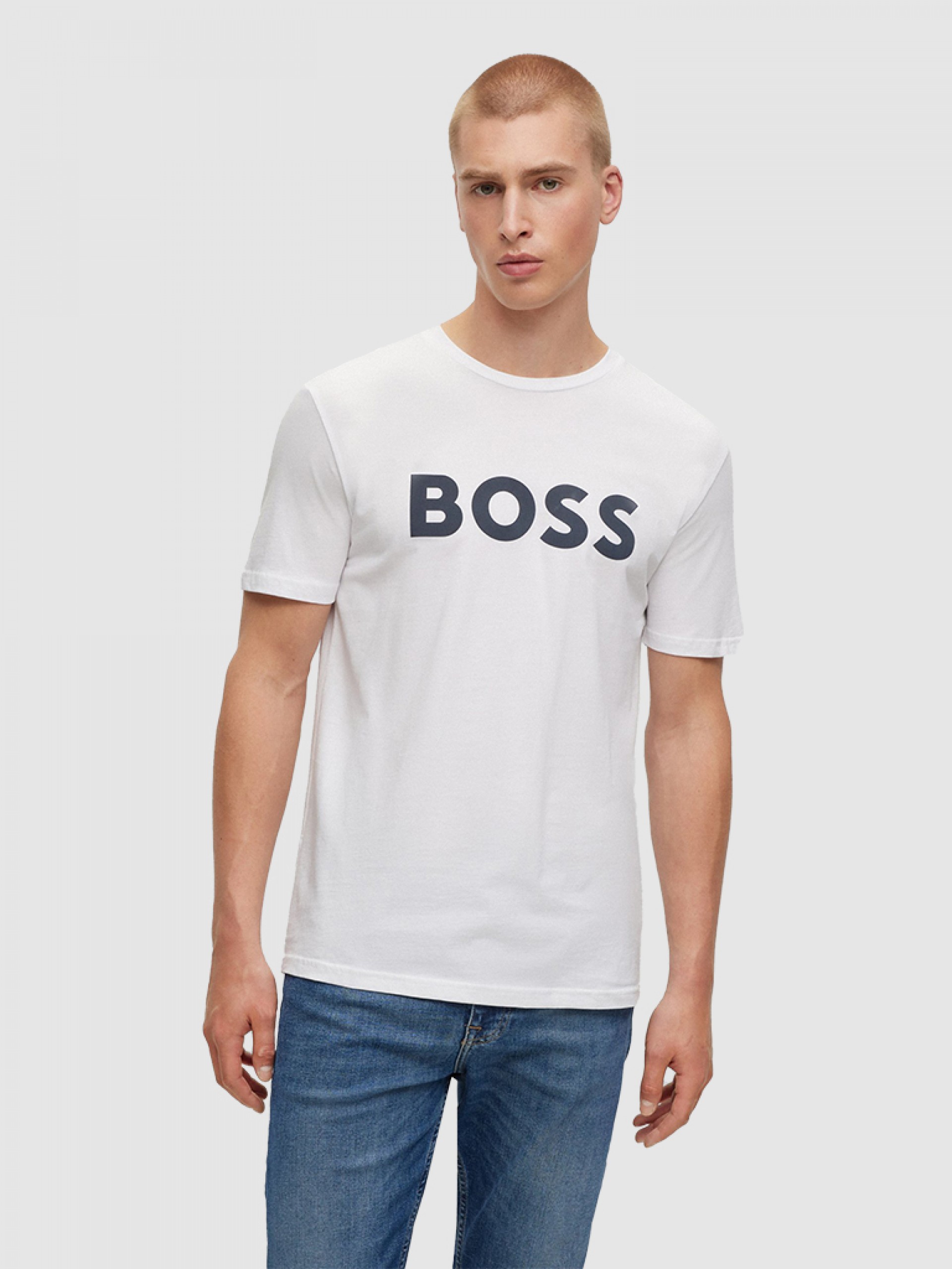 T-Shirt Man Boss Orange