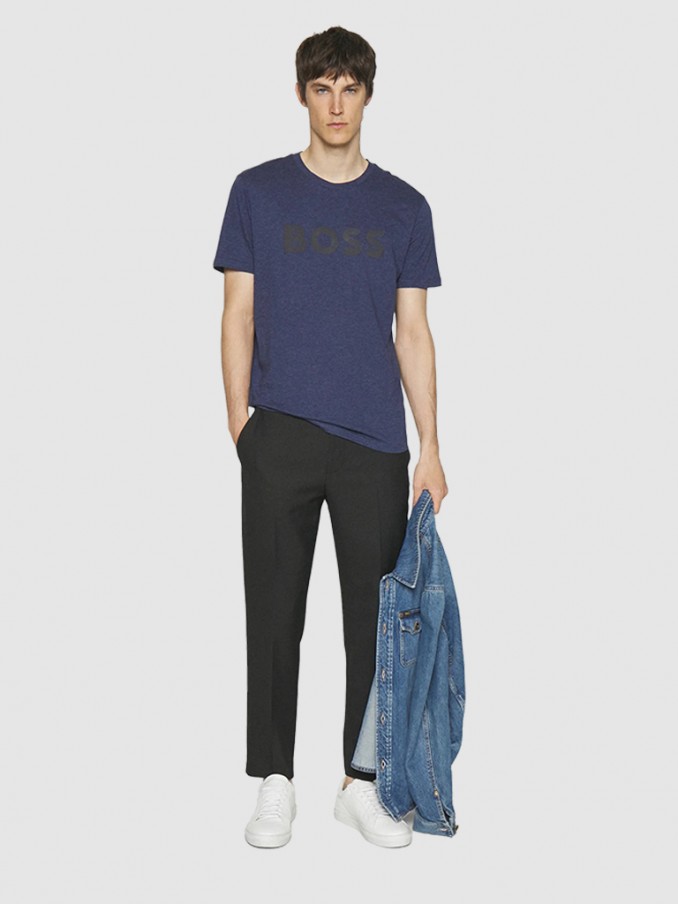 T-Shirt Man Boss Orange