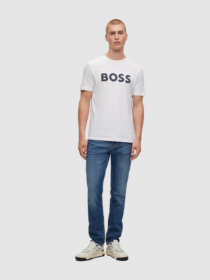 T-Shirt Man Boss Orange