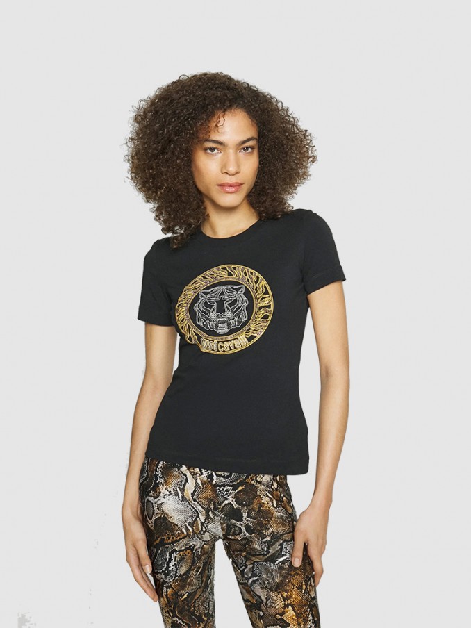 Camiseta Mujer Negro Just Cavalli