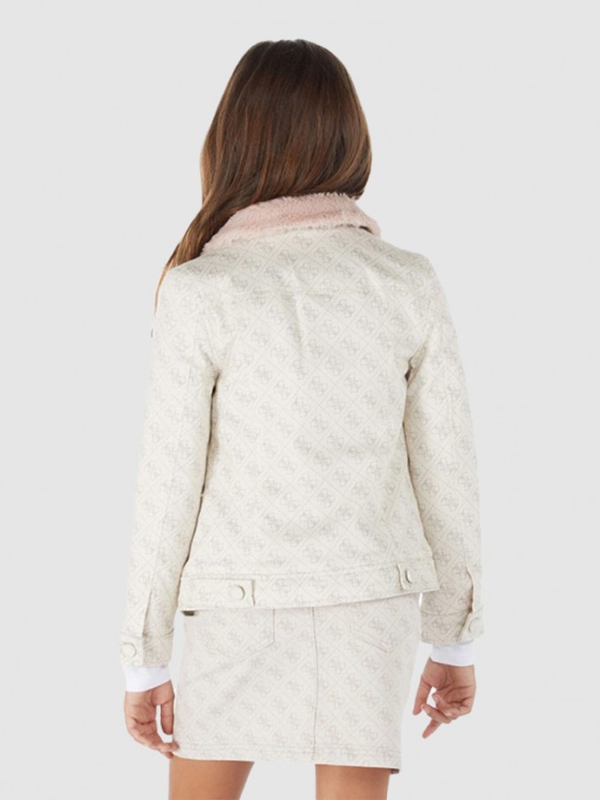 Chaqueta Ni�a Crema Guess