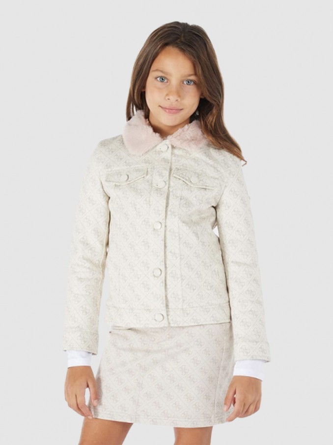 Chaqueta Ni�a Crema Guess