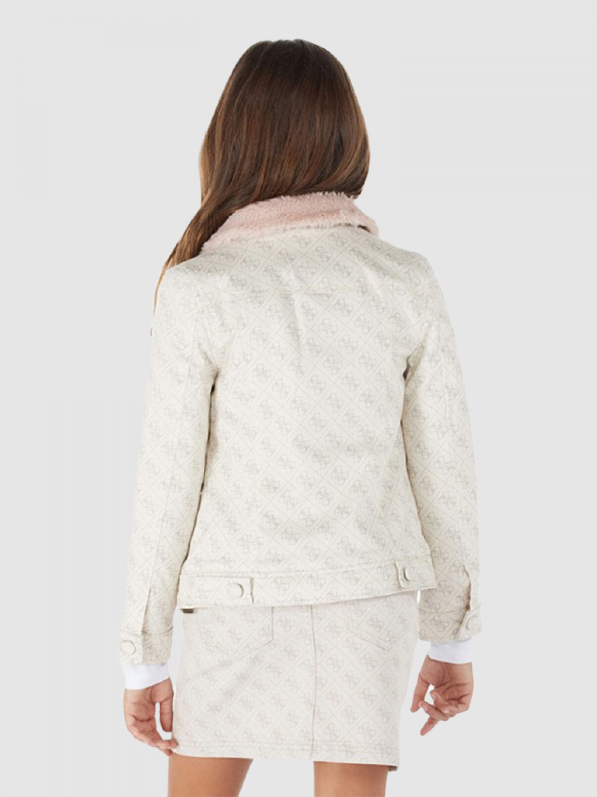 Chaqueta Niña Crema Guess