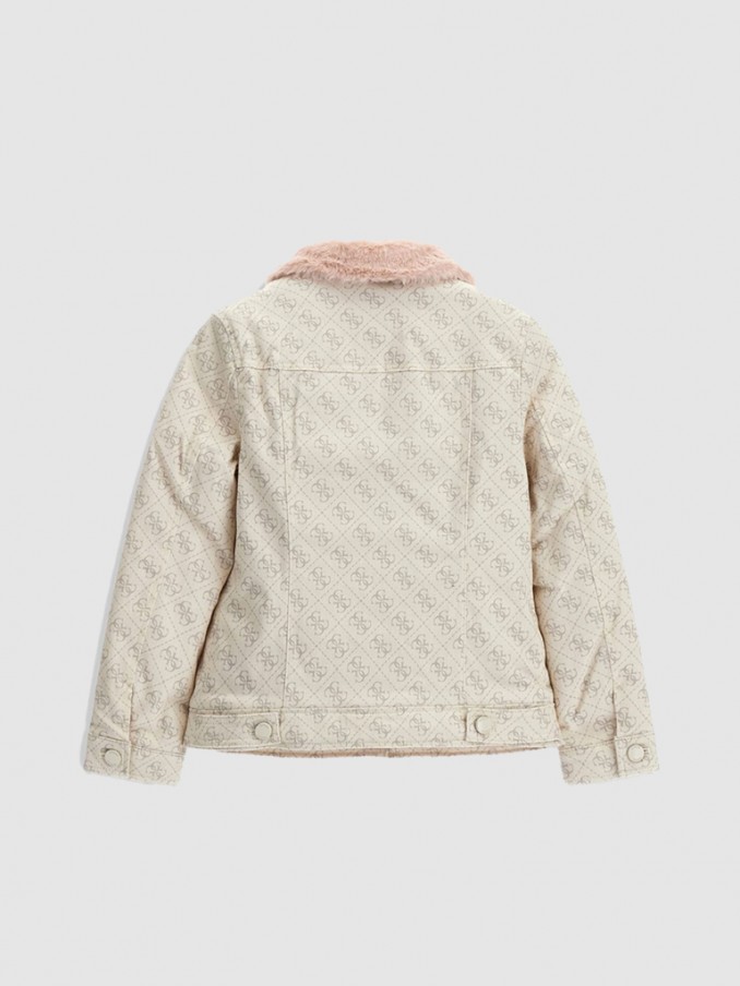 Chaqueta Ni�a Crema Guess