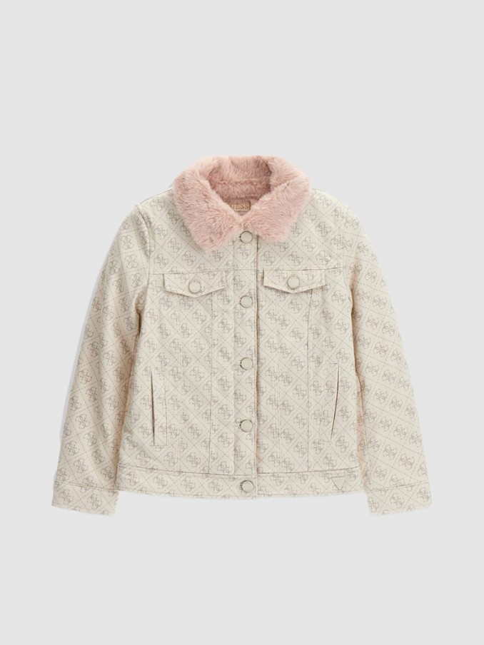 Chaqueta Ni�a Crema Guess