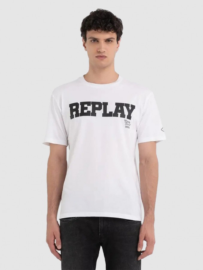 T-Shirt Man White Replay