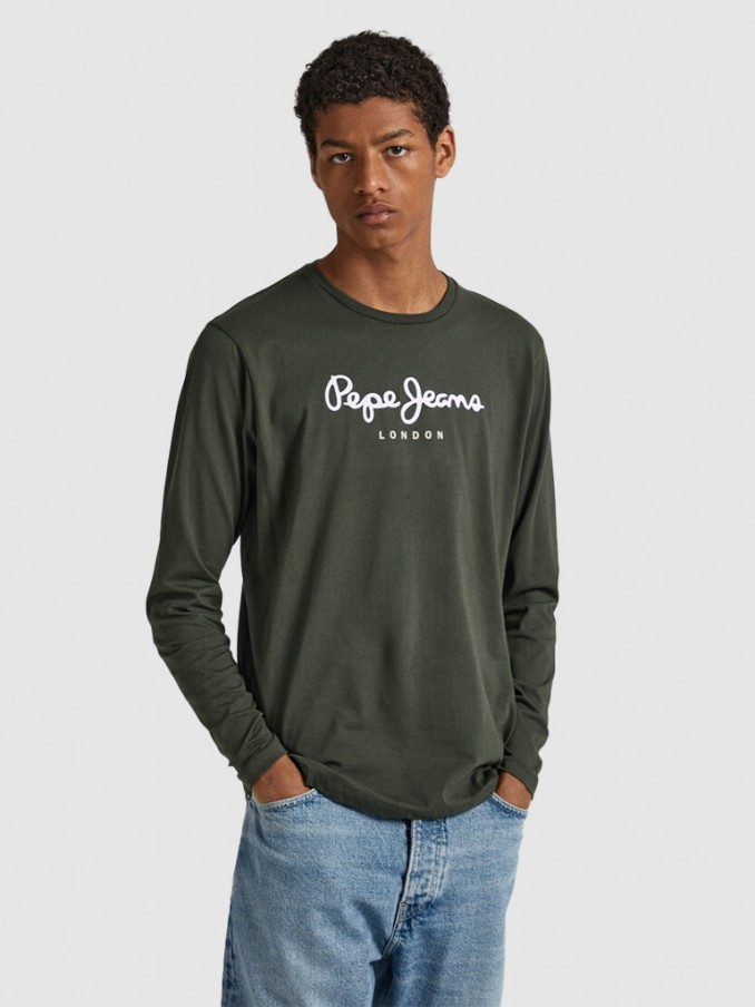 Sweatshirt Hombre Tropa Verde Pepe Jeans London