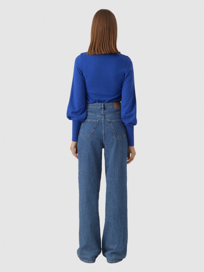 Sueter Mujer Azul Vero Moda