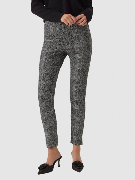 Pants Woman Grey Vero Moda