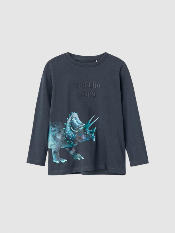 Camiseta Nio Gris Oscuro Name It