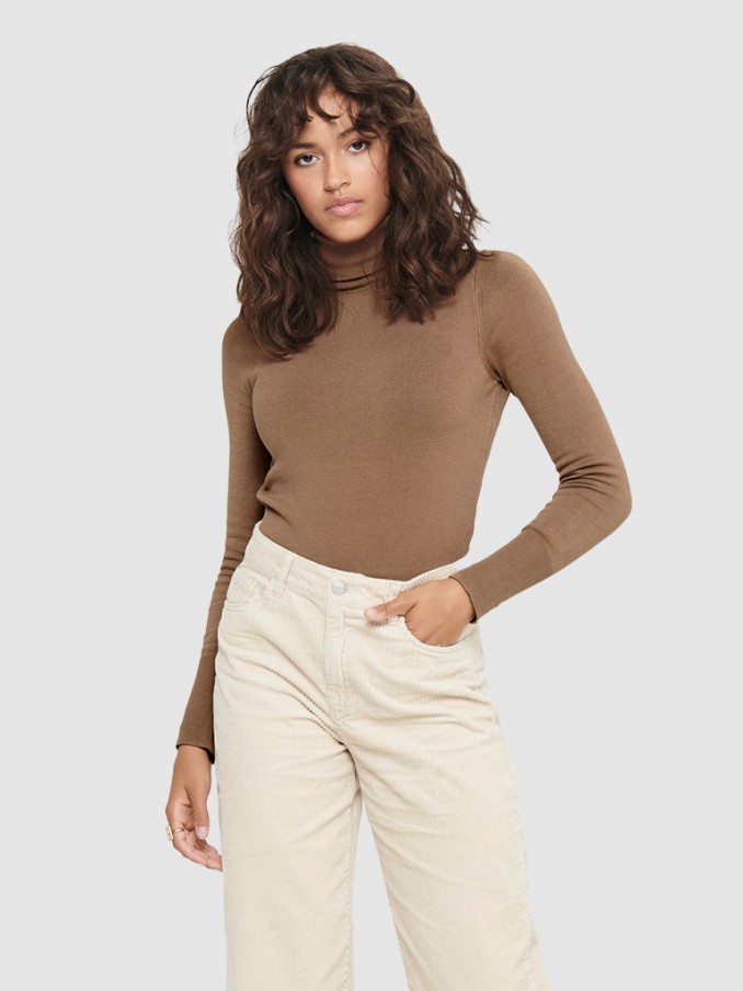 Knitwear Woman Camel Only