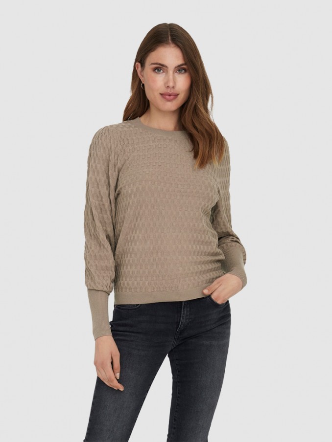 Knitwear Woman Camel Only