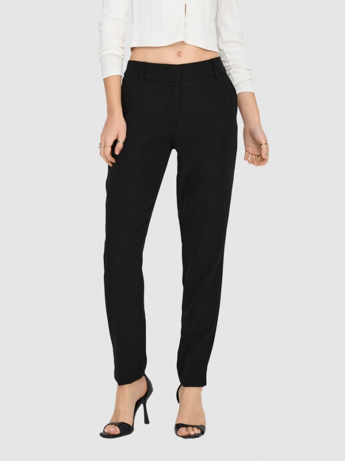 Pantalones Mujer Negro Only