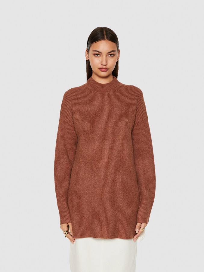 Pullover Woman Brown Only