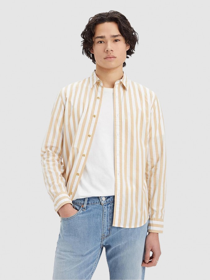 Shirt Man Beige Levis