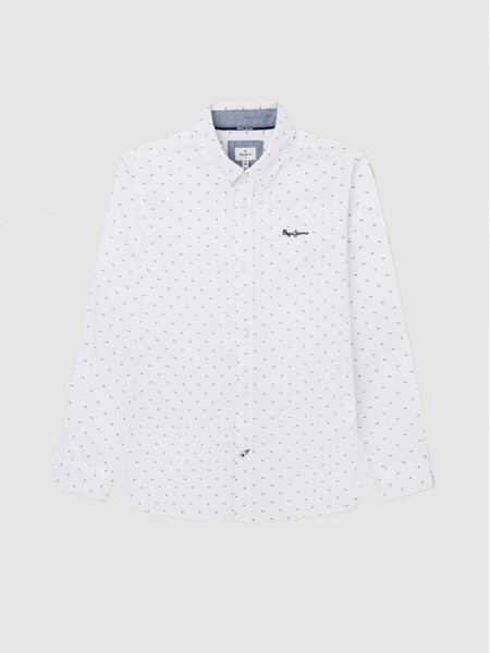 Shirt Boy White Pepe Jeans London