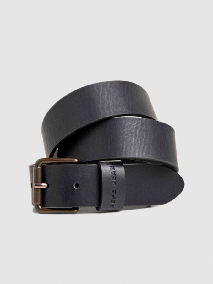Men's Reversible Tension Plaque Buckle Dress Belt - Goodfellow & Co™ Black M