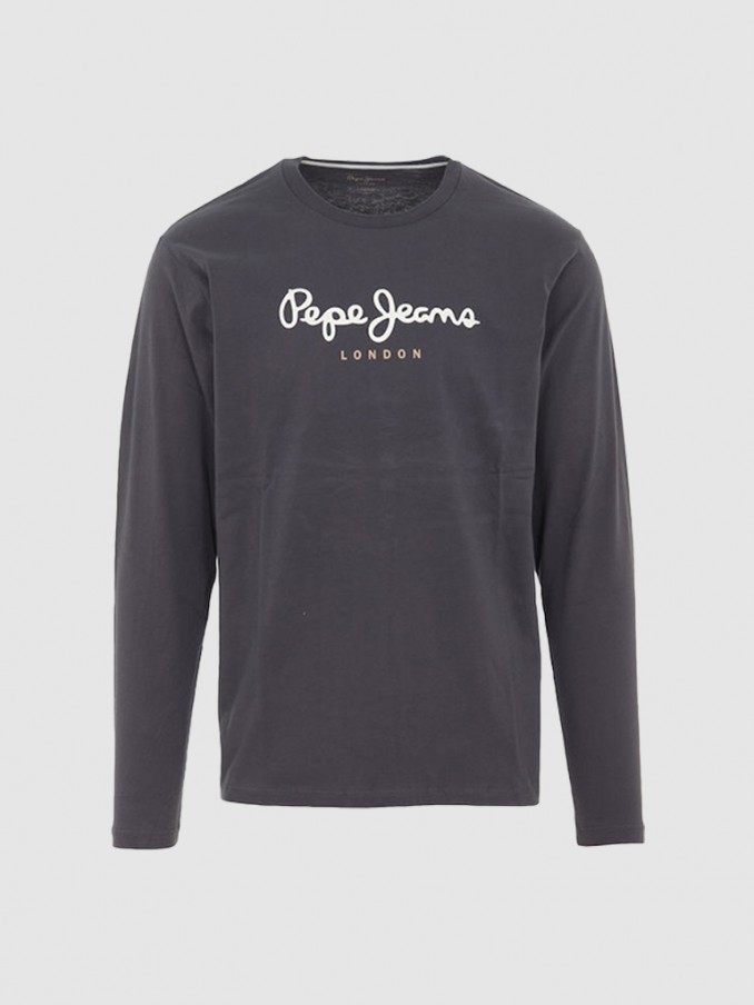 Sweatshirt Man Dark Grey Pepe Jeans London