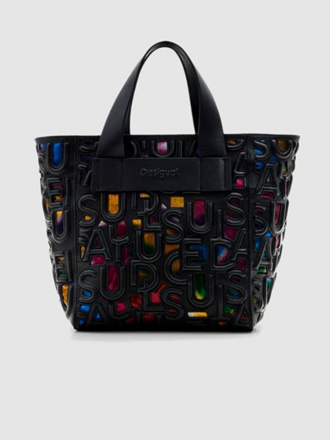 Handbag Woman Black Desigual