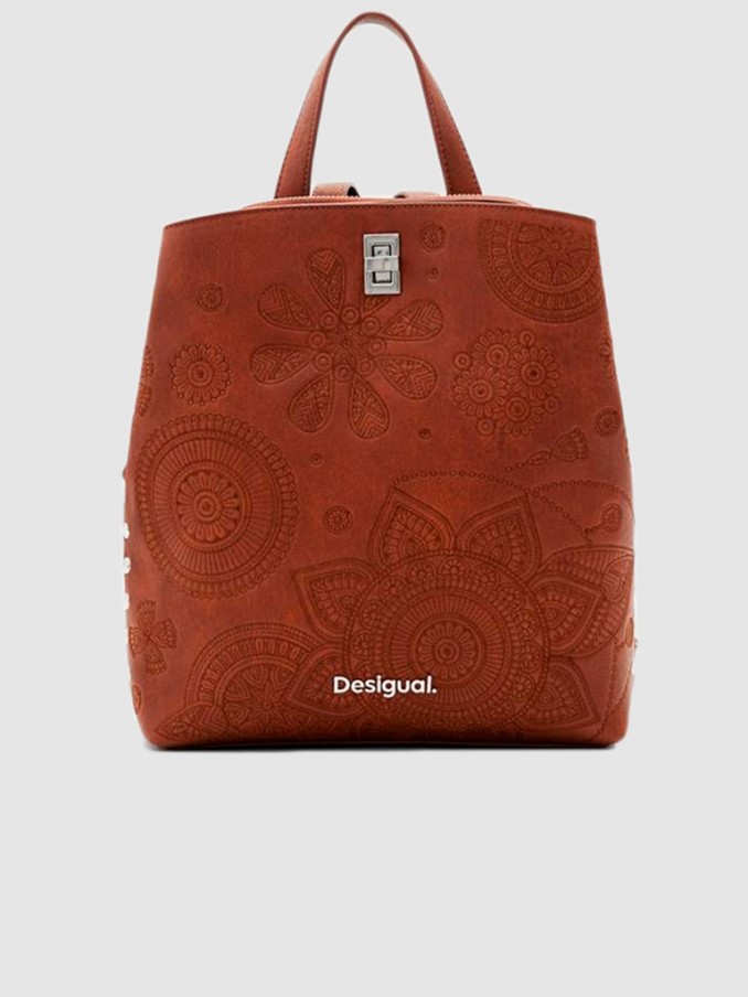 Mochila Mujer Camello Desigual