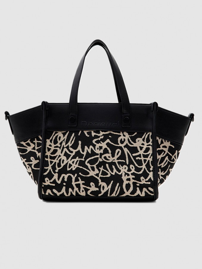 Bolso Mujer Negro Desigual