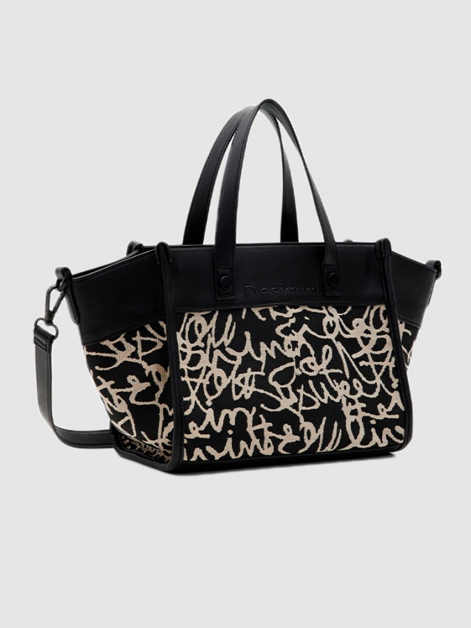 Handbag Woman Black Desigual