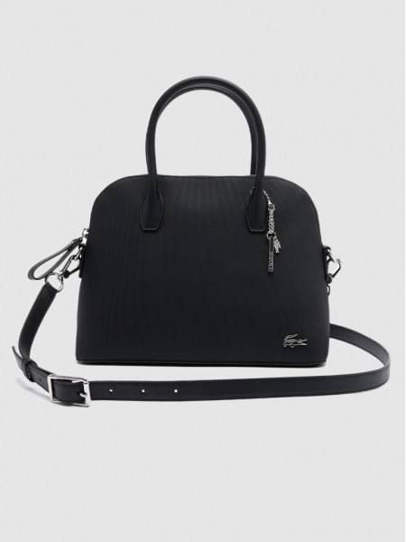 Handbag Woman Black Lacoste