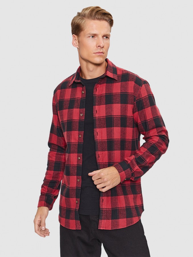 Camisa Hombre Rojo Jack & Jones