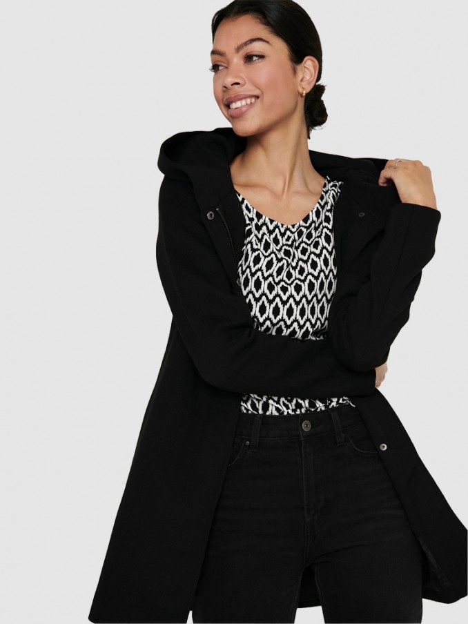 Chaqueta Mujer Negro Only