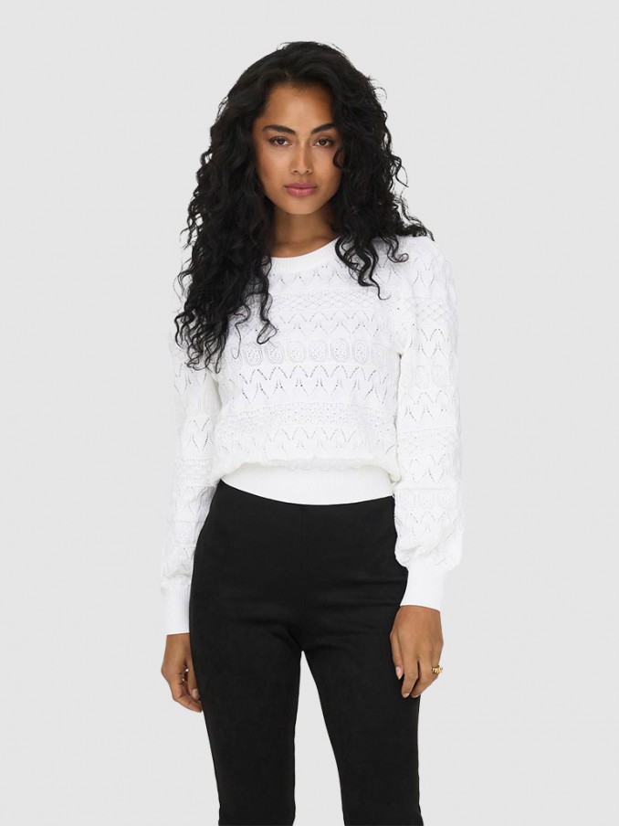 Sueter Mujer Blanco Only